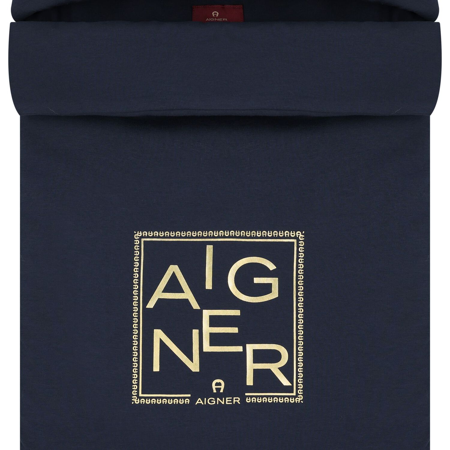 مدس أولاد بالشعار باللون الكحلى و الذهبي, 3, hi-res