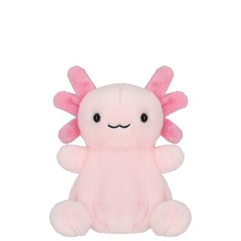 Girls Pink Palm Pals Ax Axolotl Soft Toy ( 13CM )