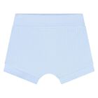 Baby Boys Blue & White Shorts Set, 2, hi-res