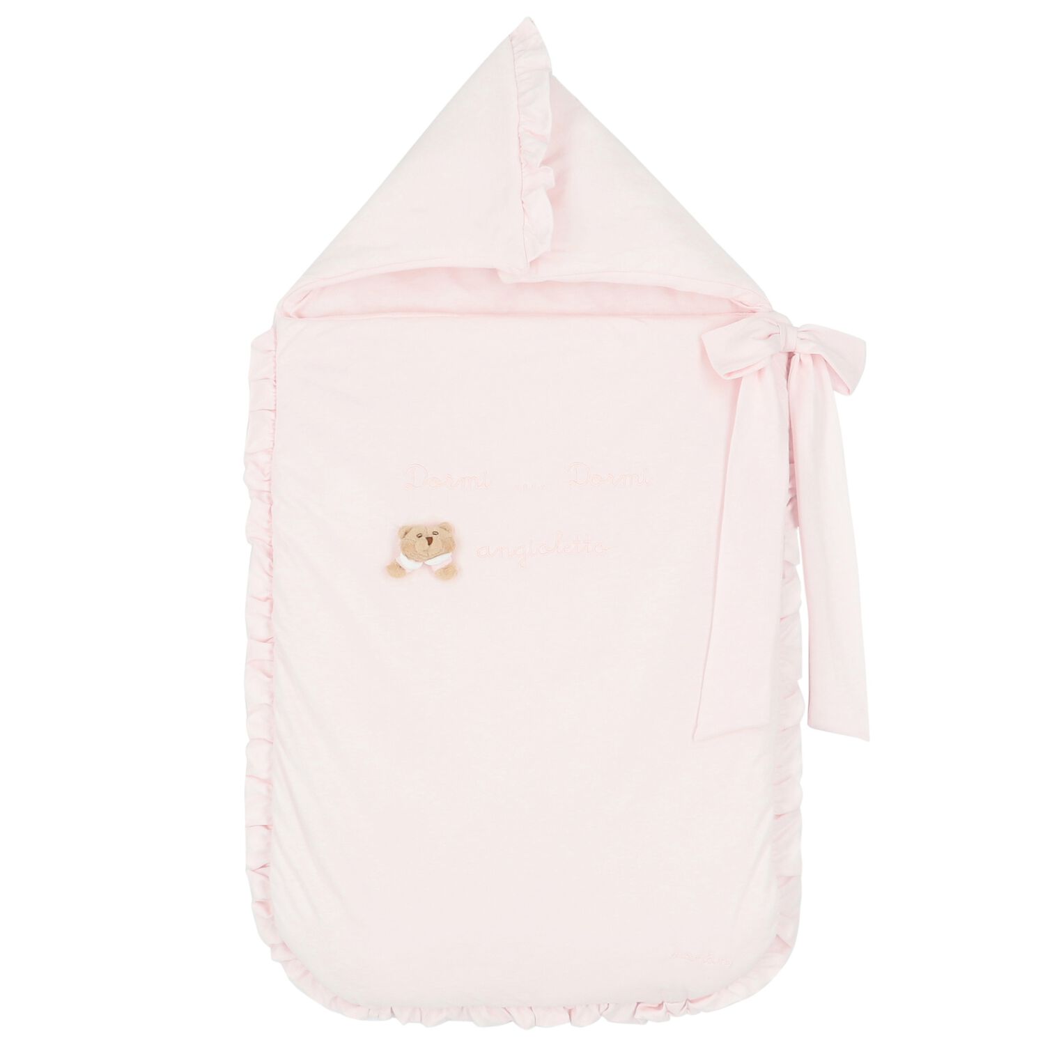 Baby Girls Pink Teddy Bear Nest, 2, hi-res image number null