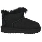 Younger Girls Black Ultra Mini Bailey Bow Boots, 1, hi-res