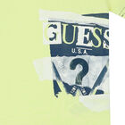 تيشيرت أولاد بالشعار باللون الأخضر, 1, hi-res