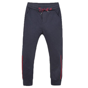 Boys Navy Jersey Trousers