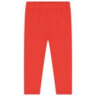 Girls White, Red & Orange Leggings Set, 3, hi-res