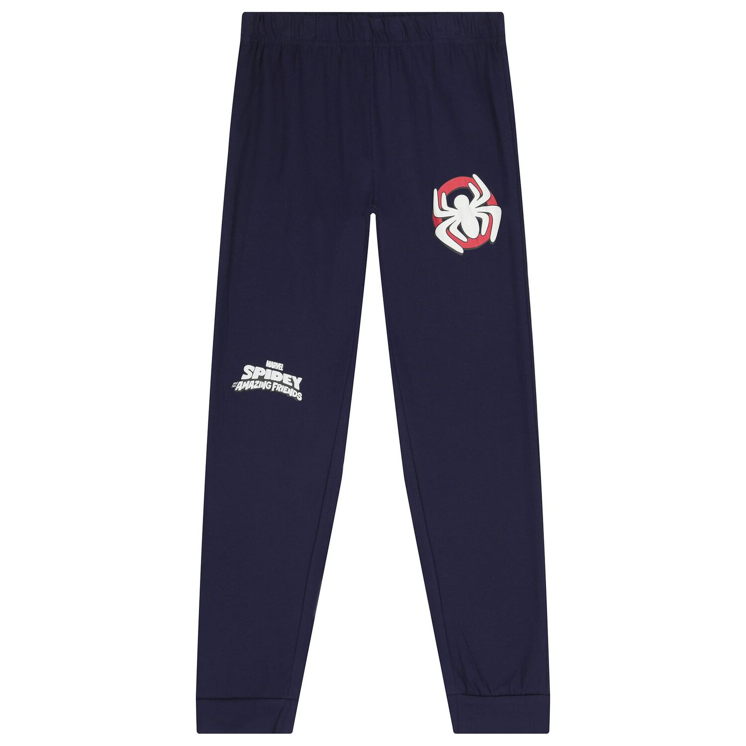 Boys Navy Blue Spiderman Pyjamas, 1, hi-res
