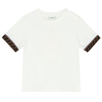 Baby Boys White Logo T-Shirt