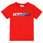 Boys Red Logo T-Shirt, 1, hi-res