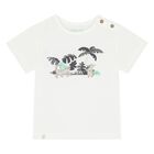 Younger Boys Beige Jungle Shorts Set, 2, hi-res