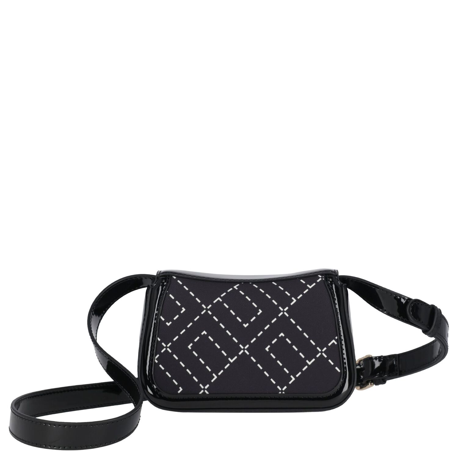 Girls Black Logo Handbag, 1, hi-res