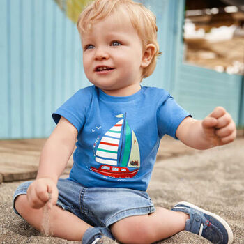 Younger Boys Blue Denim Shorts