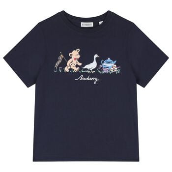 Navy Blue Thomas Bear & Friends Logo T-Shirt
