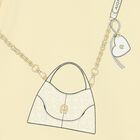 Girls Yellow Bag Logo Dress, 3, hi-res