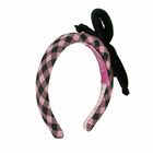Girls Black & Pink Headband, 1, hi-res