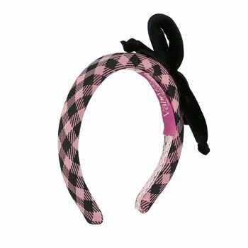 Girls Black & Pink Headband