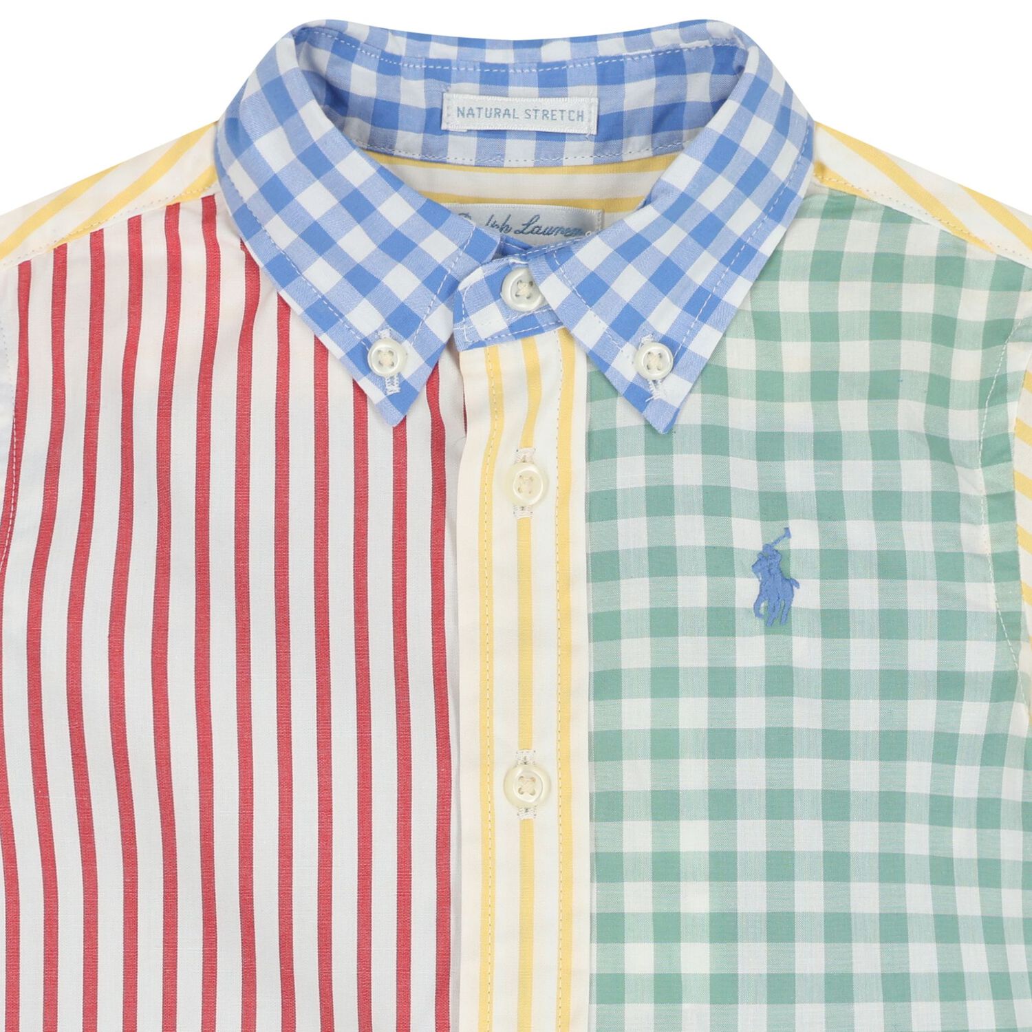 Baby Boys Multi-Coloured Gingham Shirt & Shorts Set , 1, hi-res