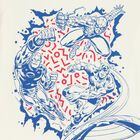 Boys Ivory & Blue Marvel Shorts Set, 1, hi-res