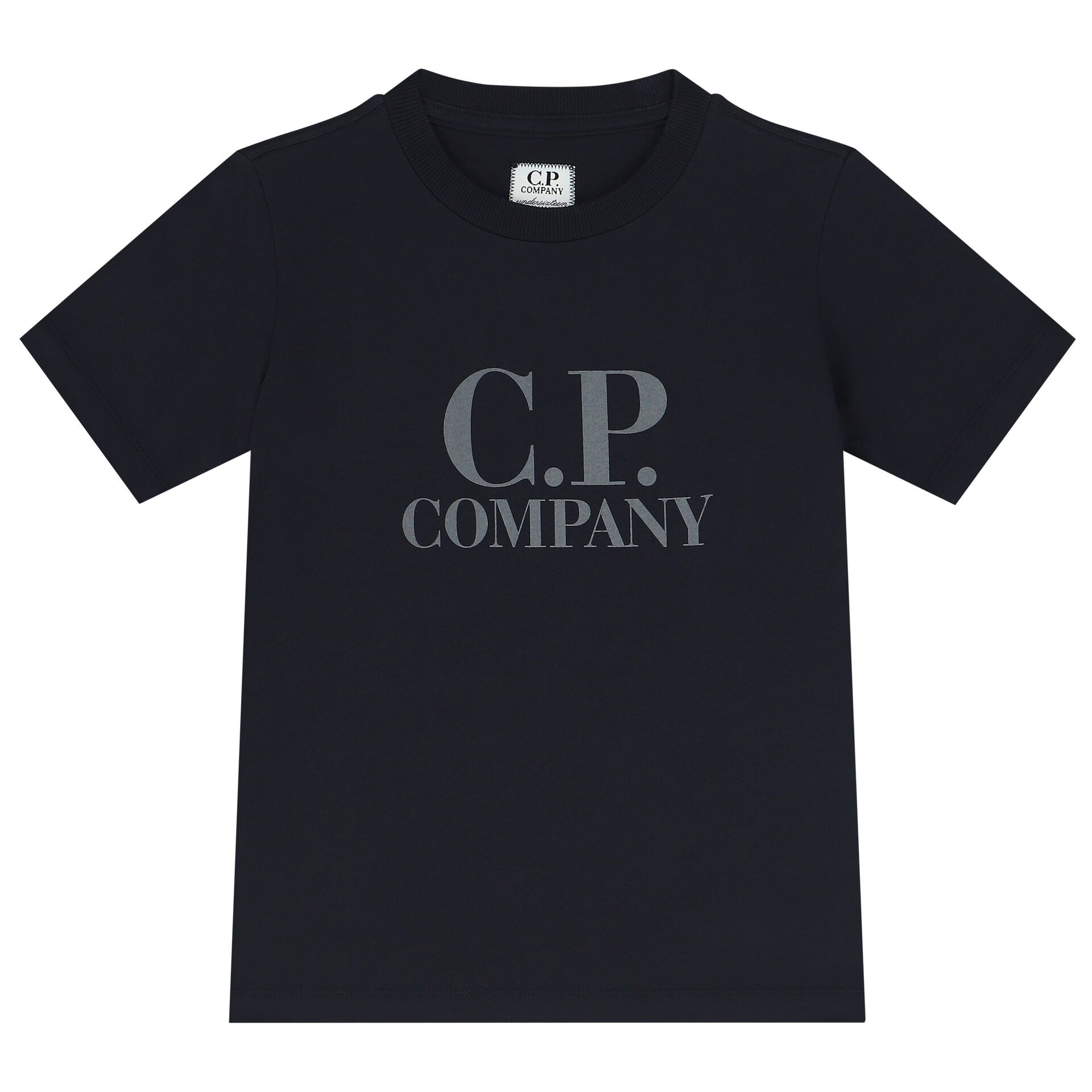 C.P Company Boys Black Logo T Shirt Junior Couture Kuwait