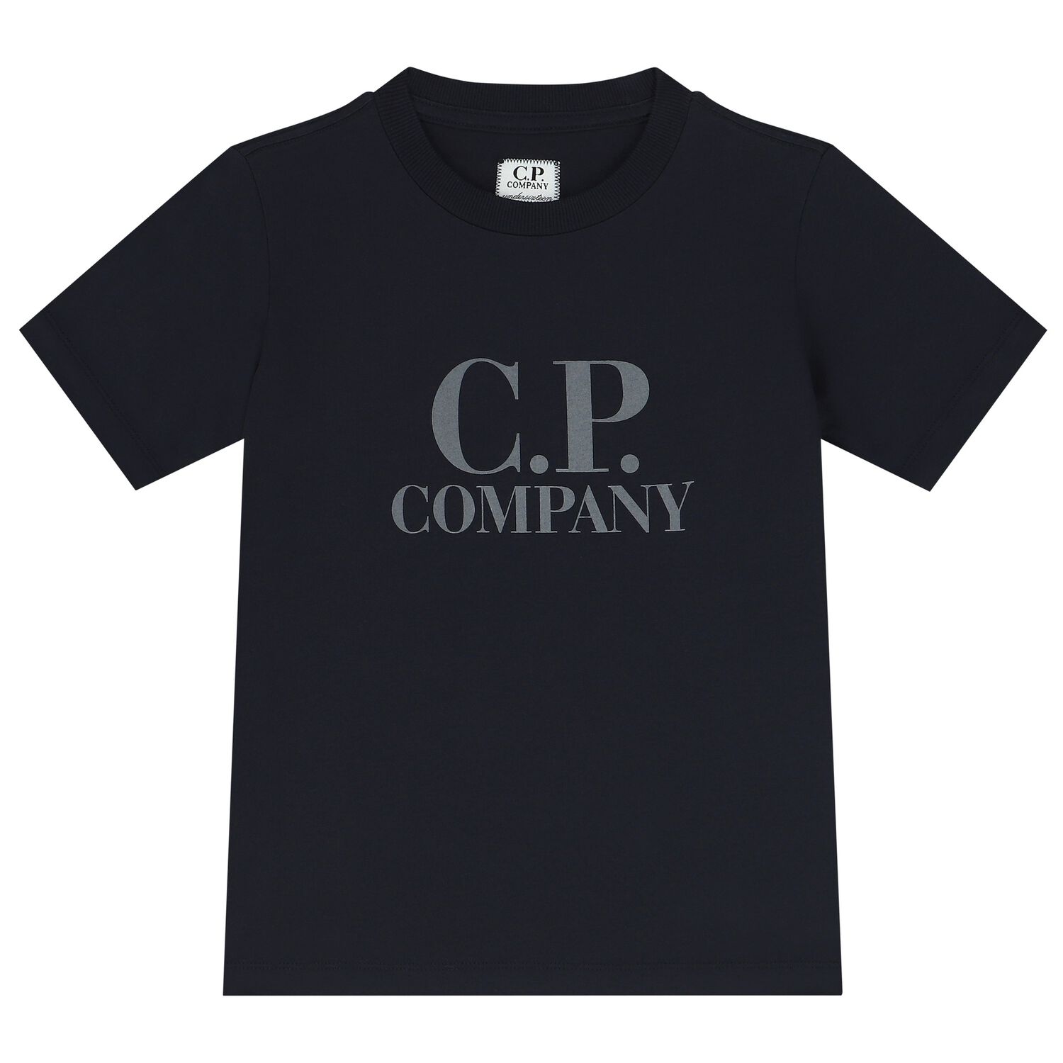 Boys Black Logo T-Shirt, 2, hi-res image number null