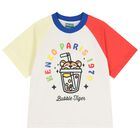 Boys Ivory Bubble Tiger T-Shirt, 1, hi-res