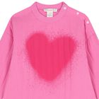 Girls Pink Heart Dress Set, 1, hi-res