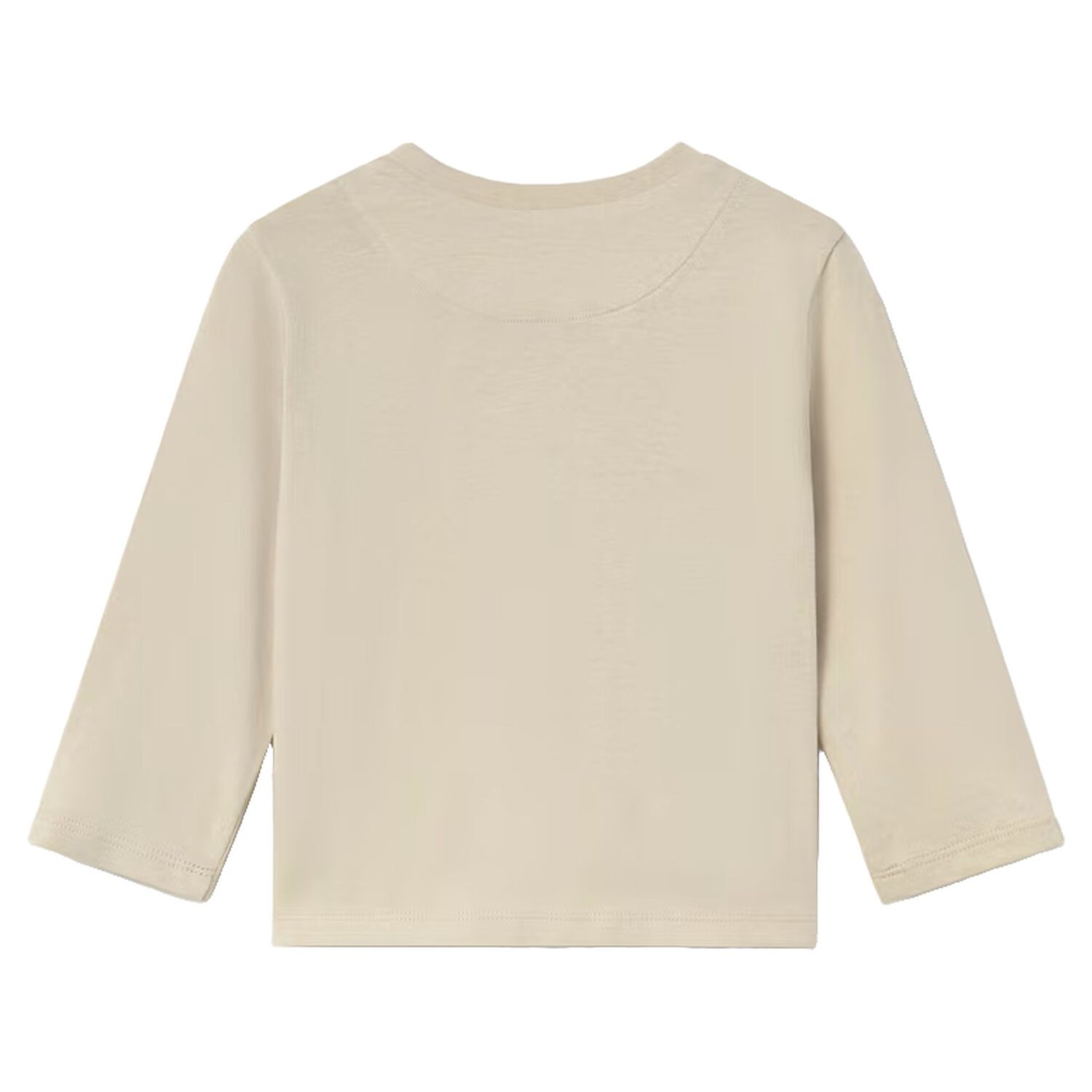 Younger Boys Beige Car Long Sleeve Top, 1, hi-res