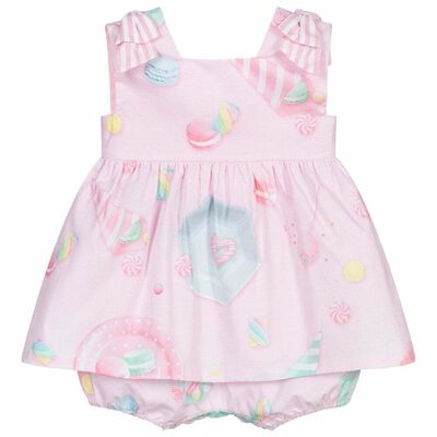 Baby Girls Pink Candy Dress