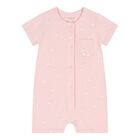 Baby Girls Pink Swan Romper Set, 3, hi-res