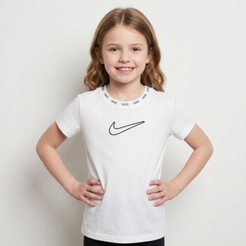 Girls White Logo T-Shirt