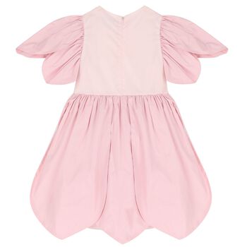 Girls Pink Petal Dress