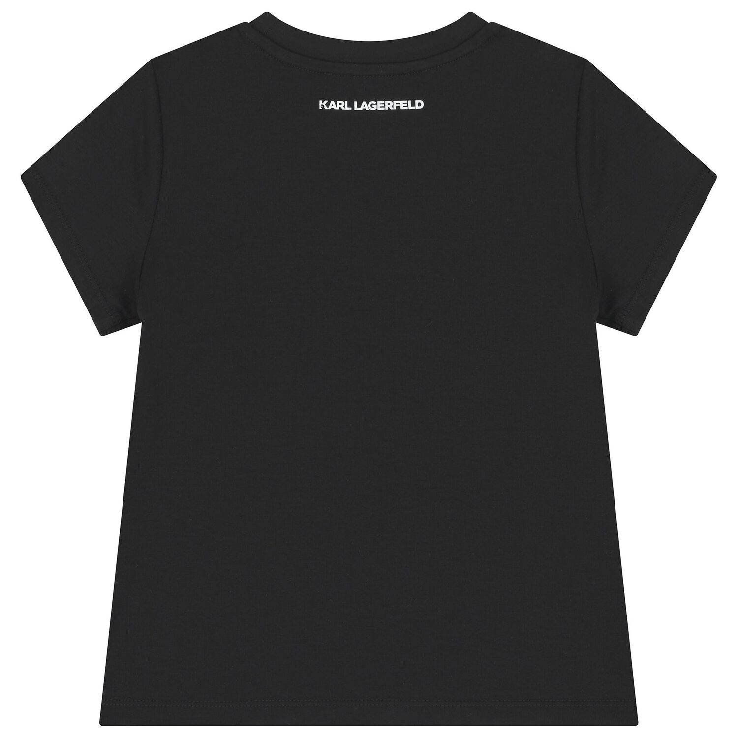 Girls Black Choupette Logo T-Shirt, 1, hi-res