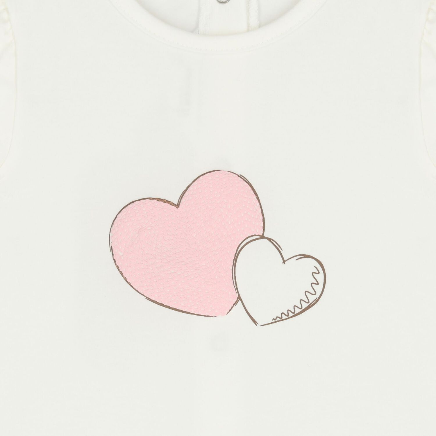 طقم رياضي للبنات باللون الأبيض والوردي ( 3 قطع ) , 1, hi-res