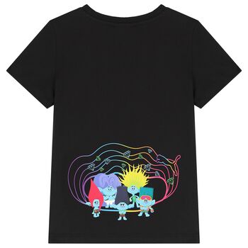 Black Trolls Logo T-Shirt