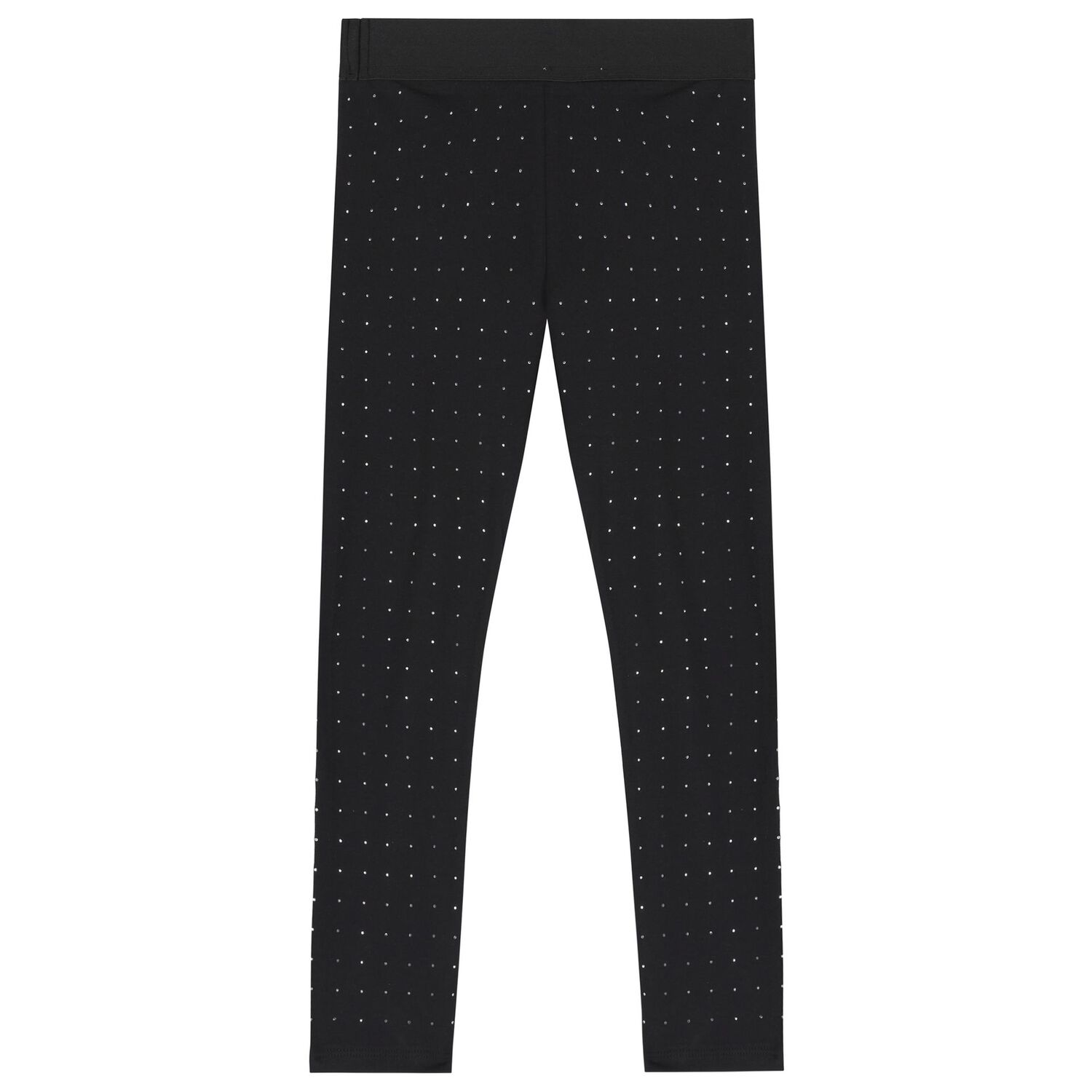 Girls Black Rhinestones Leggings, 1, hi-res image number null