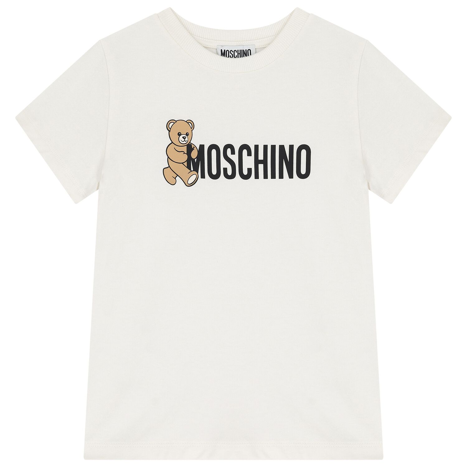 تيشيرت بالشعار بطبعه تيدى بير باللون العاجى , 1, hi-res