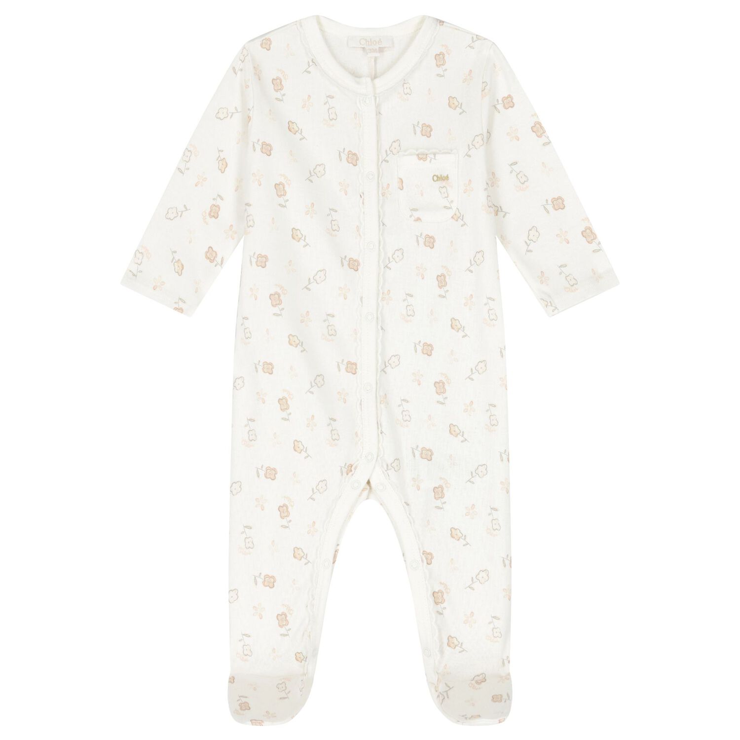 طقم بنات هدايا بالشعار باللون العاجي, 1, hi-res