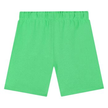 Boys Black & Green Logo Shorts Set