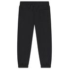 Boys Black Logo Joggers, 1, hi-res