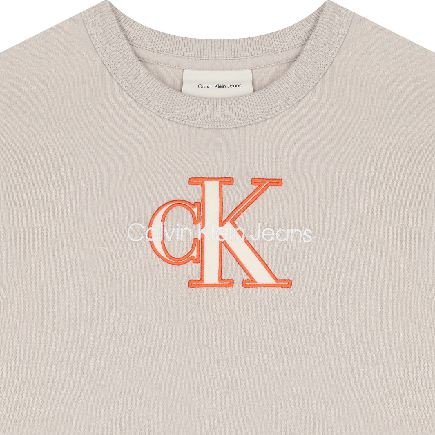 Boys Beige Logo T-Shirt, 2, hi-res image number null