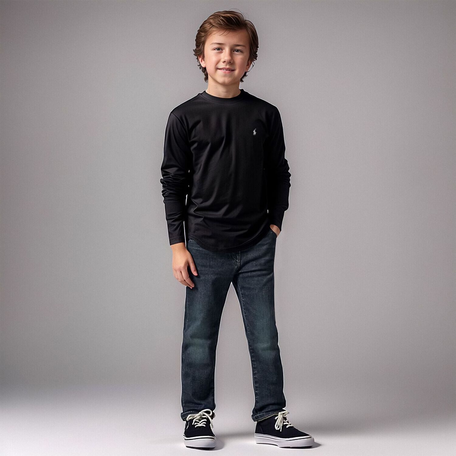 Boys Blue Denim Jeans, 1, hi-res image number null