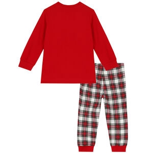 Younger Girls Red & White Pyjamas
