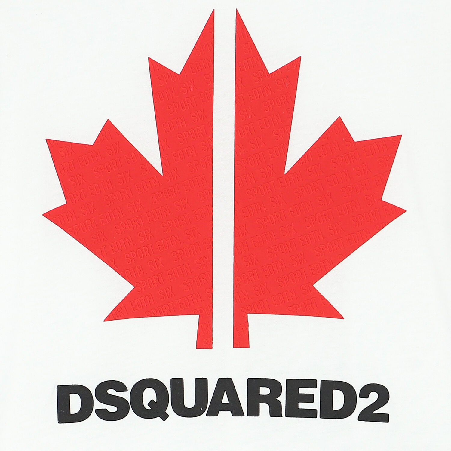 White Maple Leaf Logo T-Shirt, 1, hi-res