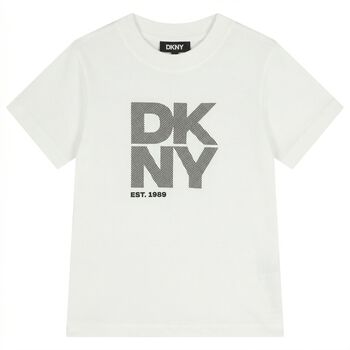 Boys White Logo T-Shirt