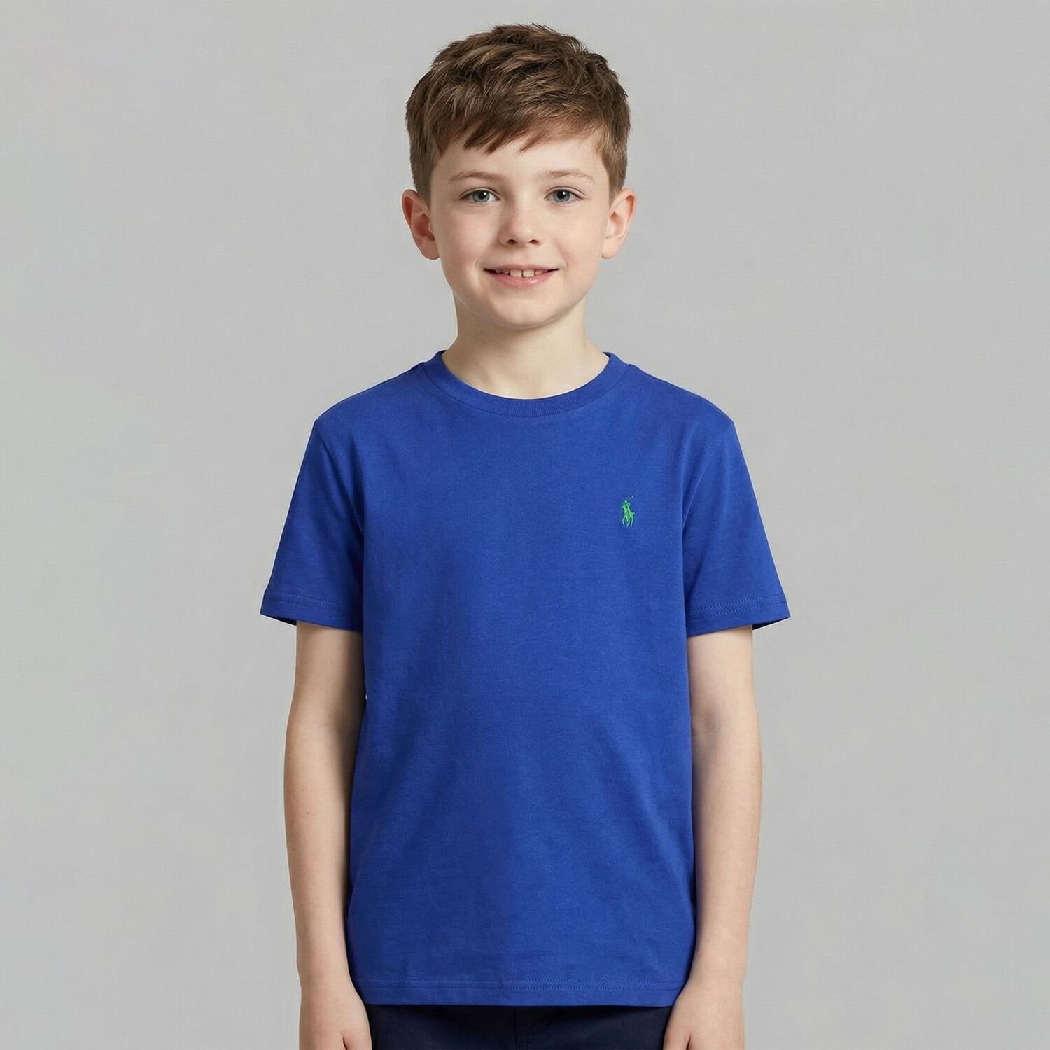 Boys Blue Logo T-Shirt, 1, hi-res