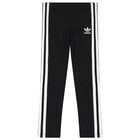 Girls Black Logo Leggings Set, 1, hi-res