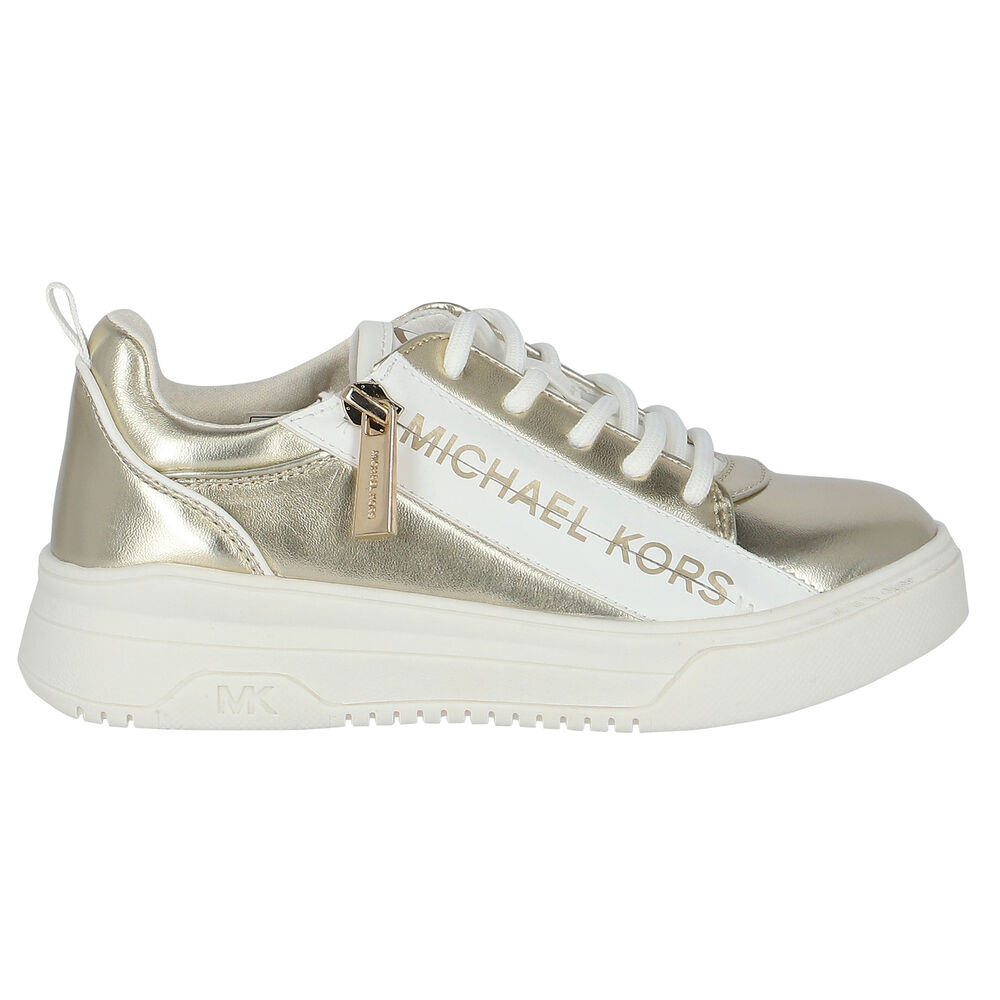michael kors gold trainers