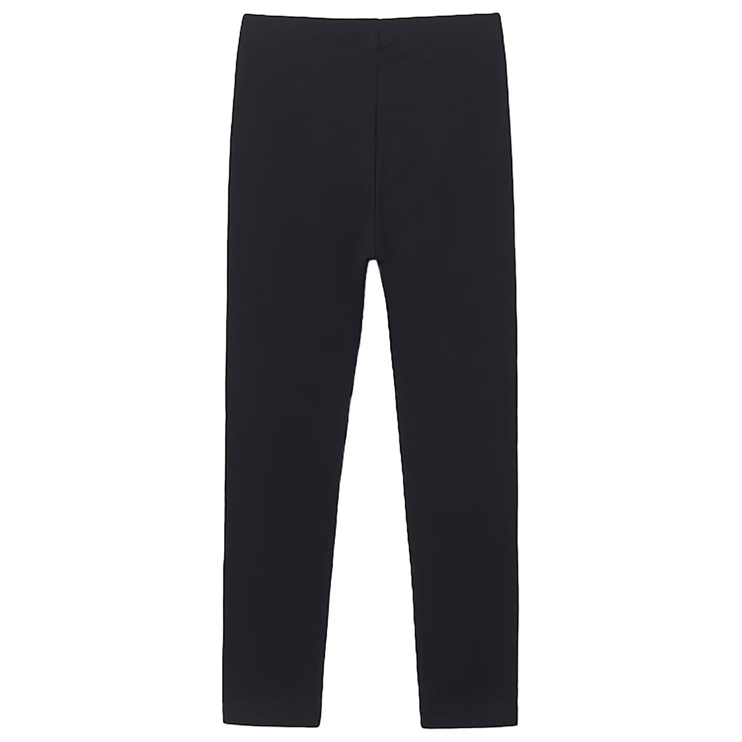 Girls Black Logo Leggings, 1, hi-res