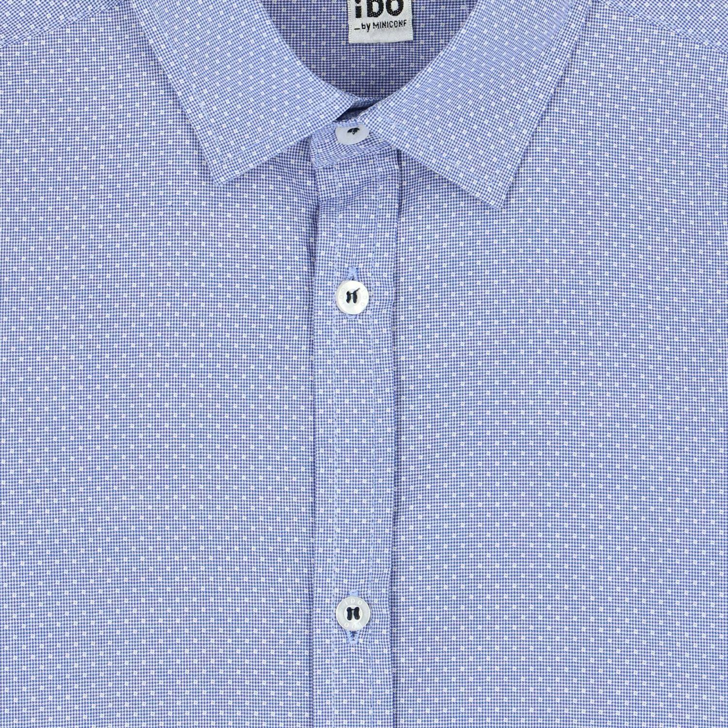 Boys Blue Long Sleeves Shirt, 1, hi-res image number null