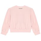 Girls Pink Choupette Logo Sweatshirt, 2, hi-res