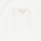 رومبر بالشعار باللون الأبيض للأولاد  , 1, hi-res