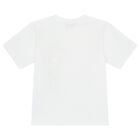 تيشيرت بشعار تيدى باللون الأبيض, 1, hi-res